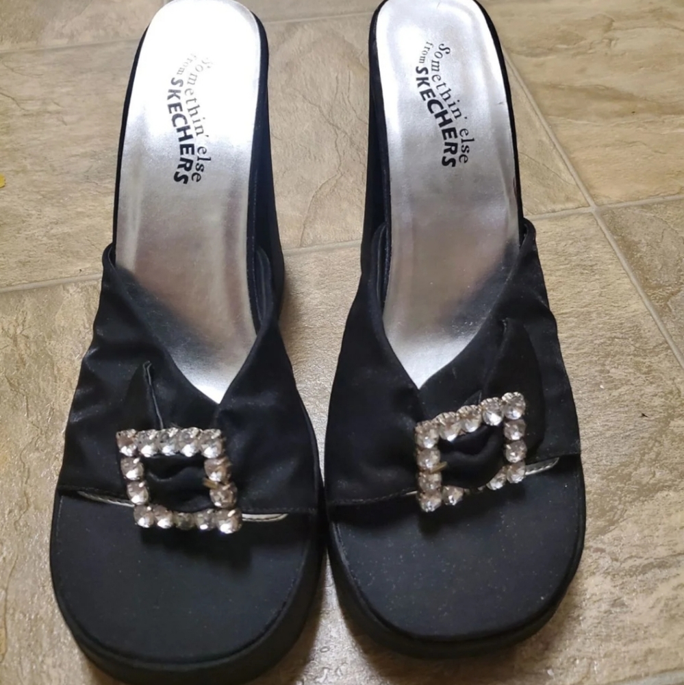 Skechers Sz 10 Women's Slide High Heel Sandal